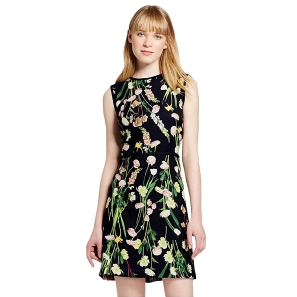 Victoria Beckham for Target sleeveless dress with floral print Size Small